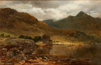 Carrick Castle, Loch Goil (olej na plátně) od James Docharty