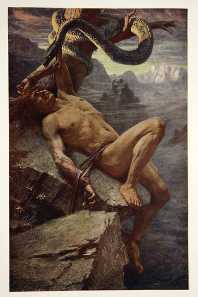 Punishment of Loke, frontispis z 