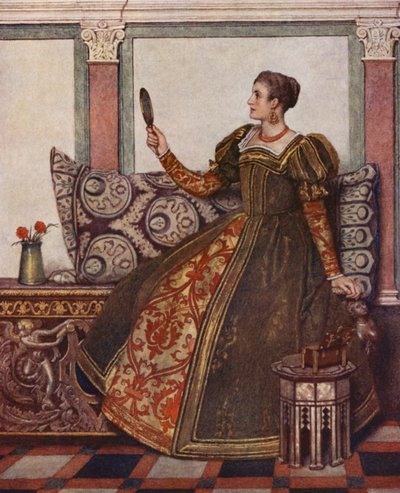 Shakespearův Kupec benátský: (barevná litografie) od James Dromgole Linton