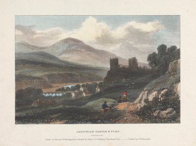 Hrad Ardfinian a pevnost Tipperary od James Duffield Harding