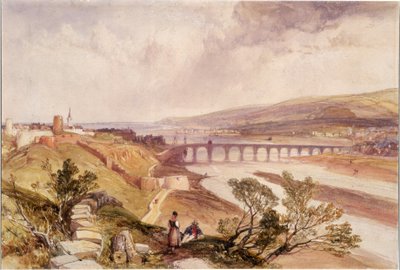 Berwick upon Tweed (wc na tkaném papíře) od James Duffield Harding