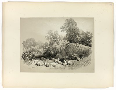 Bettws, N. Wales, z Malebných výběrů od James Duffield Harding