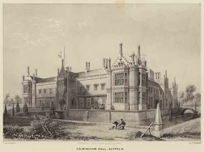 Helmingham Hall, Suffolk od James Duffield Harding
