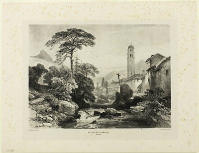 Le Casset; Vallee du Monetier od James Duffield Harding
