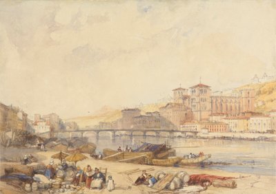 Lyons z Quayside na Rhone od James Duffield Harding