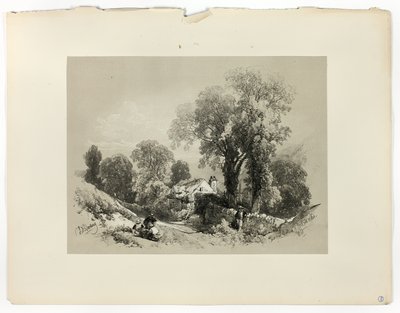 Poblíž Betws y Coed, IN. Wales, z Malebných výběrů od James Duffield Harding