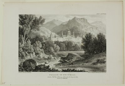 Palác Escurial od James Duffield Harding