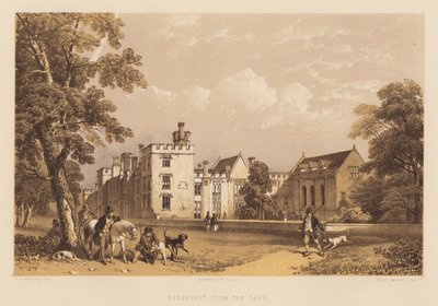 Penshurst z parku (akvatinta) od James Duffield Harding