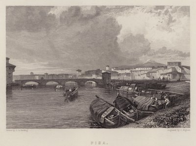 Pisa (barevné lito) od James Duffield Harding