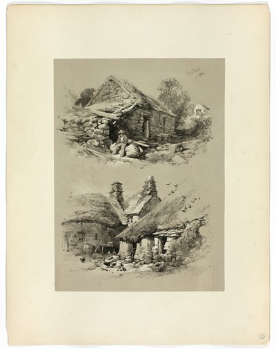 Port of Clwyd a South Brent, Devon, z malebných výběrů od James Duffield Harding