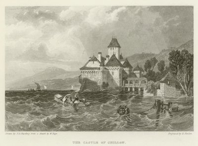 Hrad Chillon od James Duffield Harding