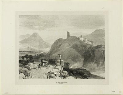 Tour-sans-Venin, region Dauphiné od James Duffield Harding