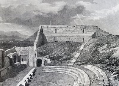 Tragické divadlo, 1828 od James Duffield Harding