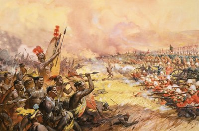 Masakr v Ulundi od James Edwin McConnell