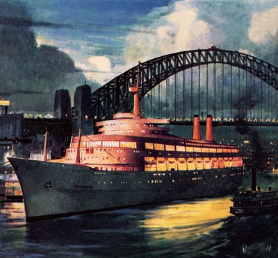 SS Canberra od James Edwin McConnell