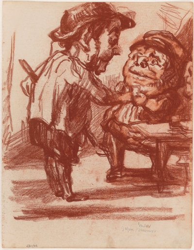 Nach Daumier: Die fröhlichen Jäger od James Ensor