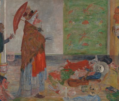Údiv nad maskou Wouse od James Ensor