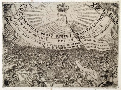 Belgie v 19. století od James Ensor