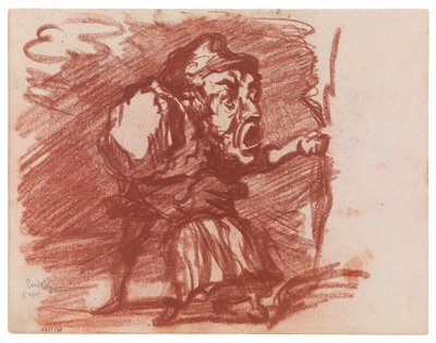 Kopie nach Daumier od James Ensor