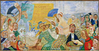 Odtržená maska od James Sidney Ensor
