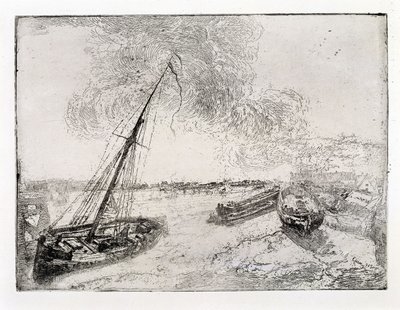 Uvízlé čluny od James Ensor