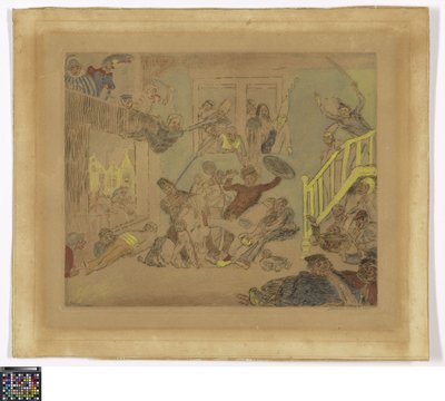 Kampf der Läuseköpfe Verlangen und Gebacken od James Ensor