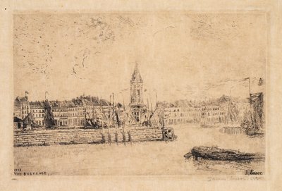 Pohled na Ostende z východu od James Ensor