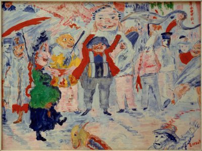 Karneval ve Flandrech od James Sidney Ensor