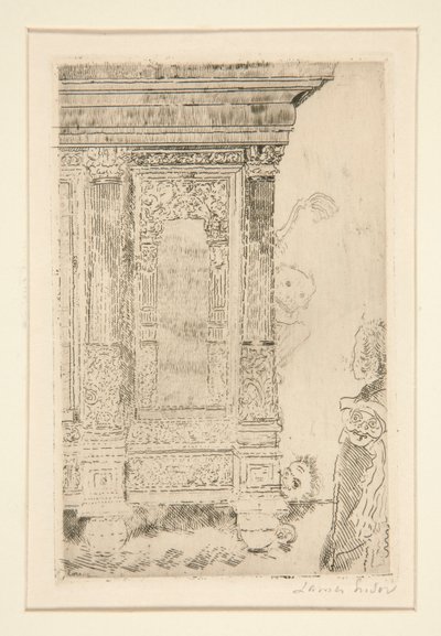 Le meuble hant? (Strašidelný nábytek) od James Ensor