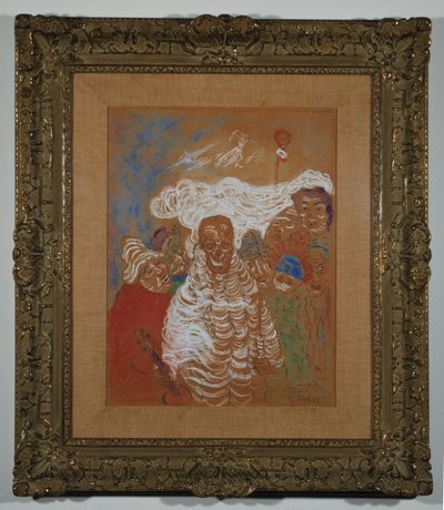 Die Masken und der Tod od James Ensor