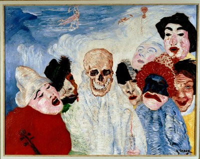 Masky a smrt Masky a smrt, 1897. od James Ensor