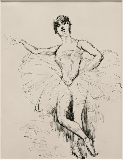 Mademoiselle Zucchi z "Edenu od James Sidney Ensor