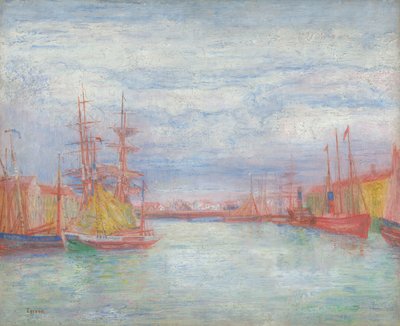 Přístav v Ostende od James Ensor