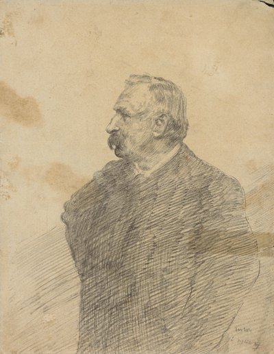 Portrét Ernesta Rousseaua od James Ensor
