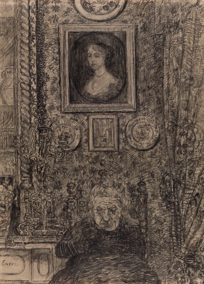 Portrét mé tety od James Ensor