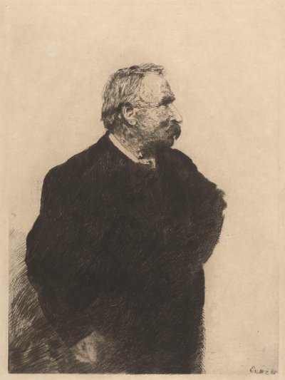 Portrét Ernesta Rousseaua od James Ensor