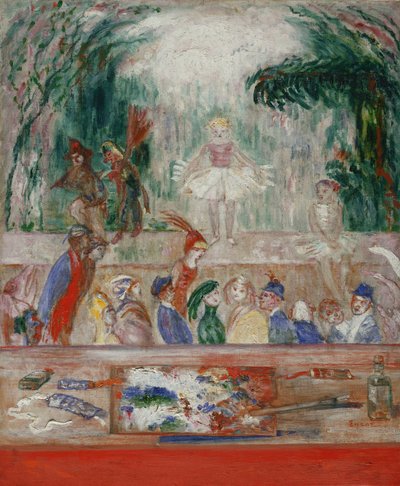 Rays from Palette, cca 1930 (olej na plátně) od James Ensor