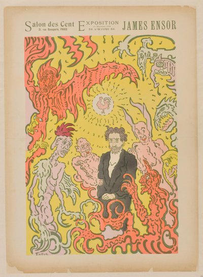 Salon des Cent. Dezember 1898 od James Ensor