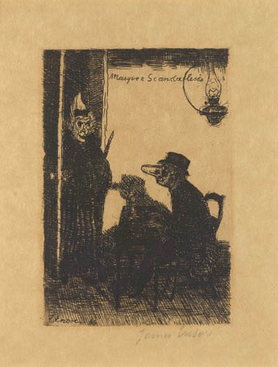Skandalisierte Masken od James Ensor