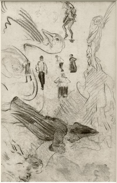 Siluety a groteskní postavy od James Sidney Ensor