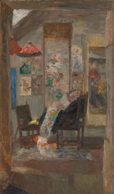 Skelet si prohlíží čínské suvenýry od James Ensor