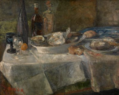 Zátiší s ústřicemi od James Ensor