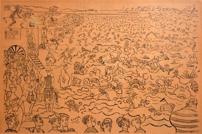 Koupání v Ostende od James Ensor