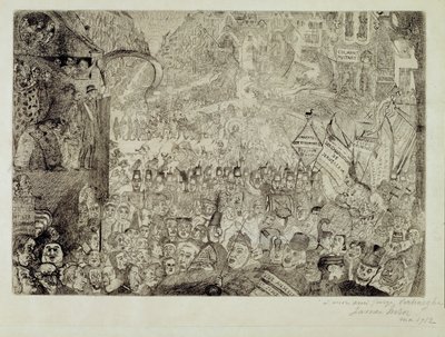 Vjezd Krista do Bruselu od James Ensor