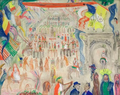 Průvod kajícníků, Veurne od James Ensor