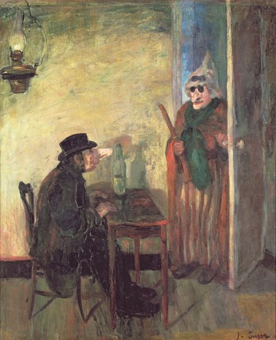 Skandizované masky od James Ensor