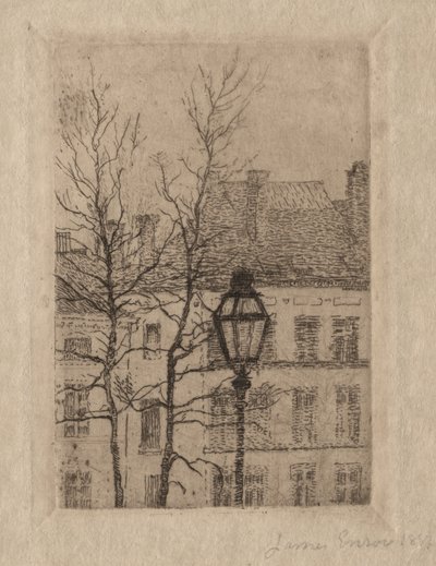 Pouliční lampa od James Ensor