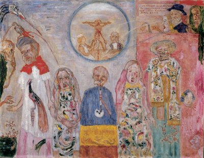 The Vile Vivisectors, c.1930 (olej na plátně) od James Ensor
