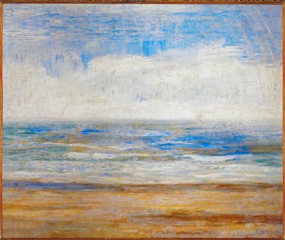 Pláž v Oostende, Belgie (olej na plátně) od James Ensor