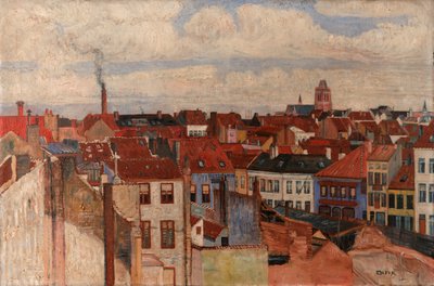 Střechy v Ostende od James Ensor